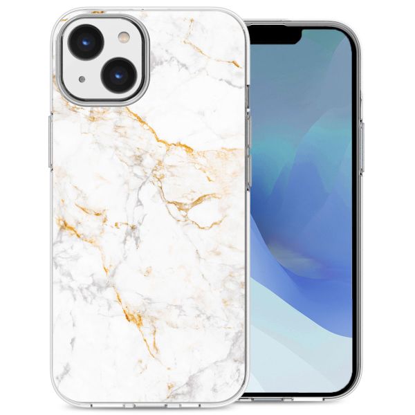 imoshion Design hoesje Apple iPhone 14 - White Marble