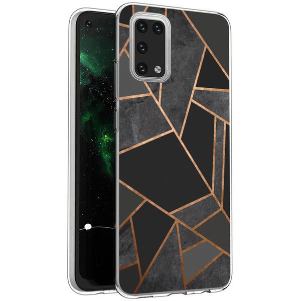 imoshion Design hoesje Samsung Galaxy A02s - Grafisch Koper / Zwart