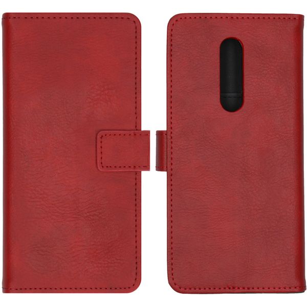 imoshion Luxe Bookcase OnePlus 8 - Rood