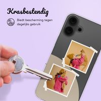 Gepersonaliseerd hoesje met filmrol N°2 iPhone 16 - Transparant