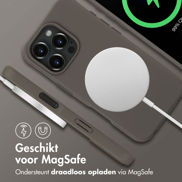 imoshion Color Backcover met afneembaar koord MagSafe Apple iPhone 16 Pro - Black Coffee
