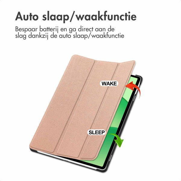 imoshion Trifold Bookcase OnePlus Pad Lite - Rose Gold