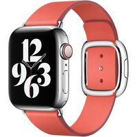 Apple Leather Band Modern Buckle Apple Watch | 38/40/41/42 mm - Size S - Pink Citrus