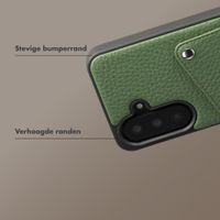 Selencia Riva Backcover met Pashouder Samsung Galaxy A37 (5G) - Sage Green
