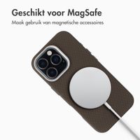 Accezz Mesh Backcover met MagSafe Apple iPhone 16 Pro - Bruin