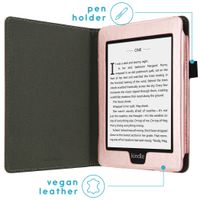 imoshion Vegan Leather Bookcase Amazon Kindle Paperwhite 4 (2018) -Rosé Goud