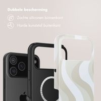 Selencia Vivid Backcover met MagSafe Apple iPhone 17 Pro Max - Desert Waves Beige