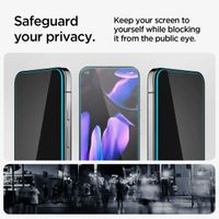 Spigen GLAStR Privacy EZ Fit Screenprotector + Applicator Google Pixel 9 Pro XL / 10 Pro XL