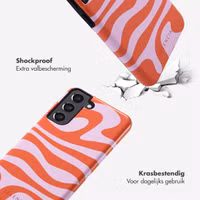 Selencia Vivid Backcover Samsung Galaxy S21 FE - Dream Swirl Pink