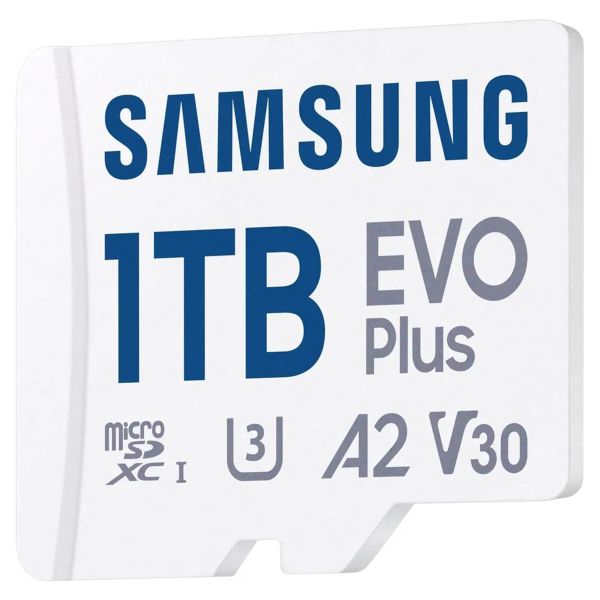 Samsung EVO Plus microSD 2024 - 1TB - inclusief SD Adapter - UHS-I/U3/Full HD/4K UHD