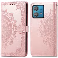 imoshion Mandala Bookcase Motorola Edge 40 Neo - Rosé Goud