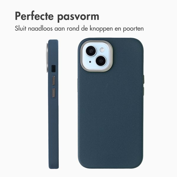 Accezz Mesh Backcover met MagSafe Apple iPhone 15 - Donkerblauw