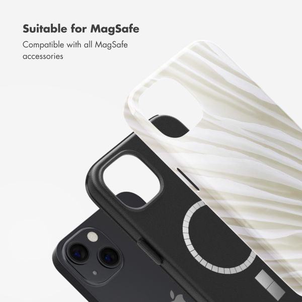 Selencia Vivid Back Cover with MagSafe Apple iPhone 13 - Nature Light Brown