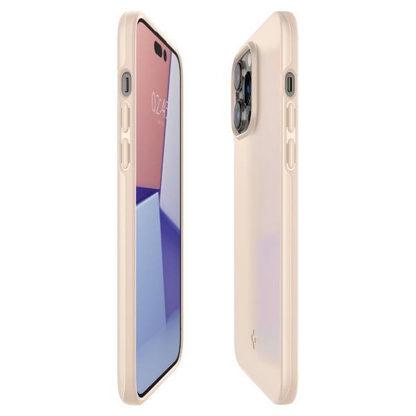 Spigen Thin Fit Backcover iPhone 14 Pro - Beige