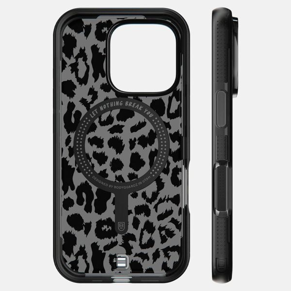 BodyGuardz Ace Pro MagSafe Backcover iPhone 16 Pro - Black Leopard