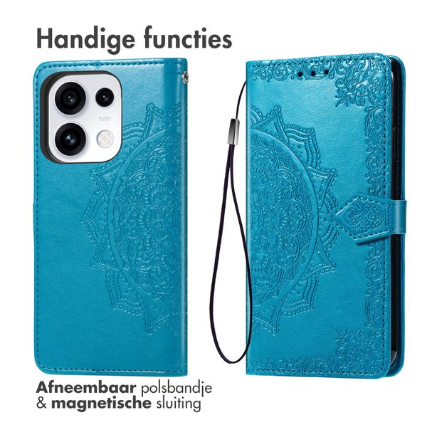 imoshion Mandala Bookcase Oppo Reno 16 / 16 Pro - Turquoise