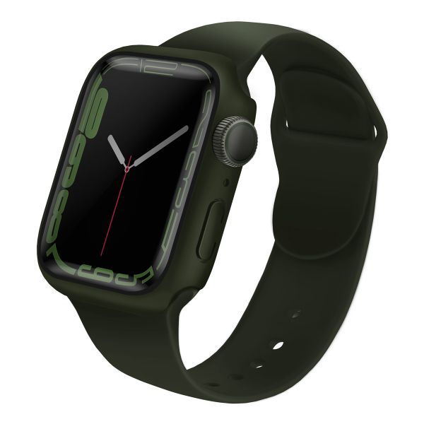 Uniq Legion Apple Watch Case met Gehard glazen screenprotector Apple Watch 7-9 - 45 mm - Hunter Green