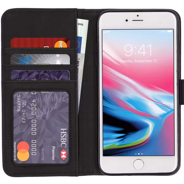 imoshion Luxe Bookcase Apple iPhone 8 Plus / 7 Plus - Lichtblauw