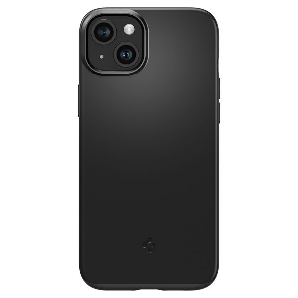 Spigen Thin Fit Backcover iPhone 15 Plus - Zwart