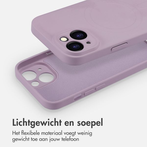 imoshion Color Backcover met MagSafe iPhone 15 - Paars