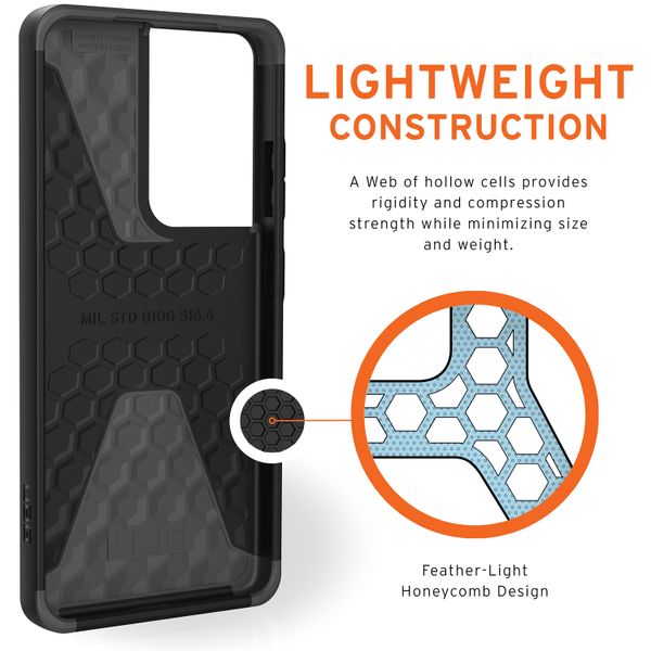 UAG Civilian Backcover Samsung Galaxy S21 Ultra - Zilver