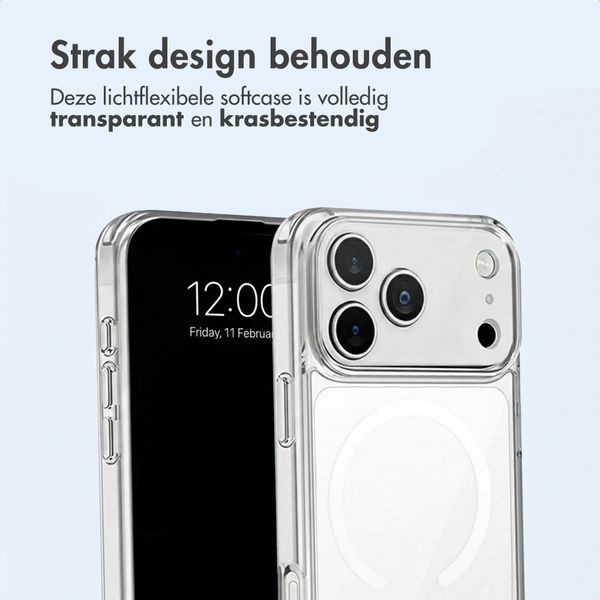 imoshion Protective Backcover met MagSafe Apple iPhone 18 Pro Max / 17 Pro Max - Transparant