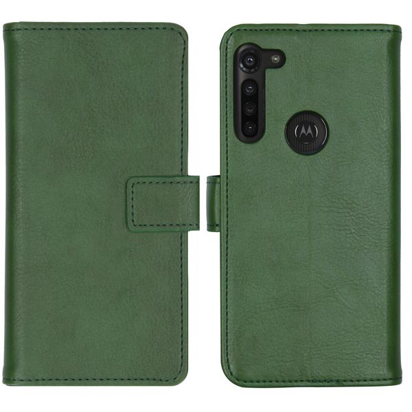 imoshion Luxe Bookcase Motorola Moto G8 Power - Groen