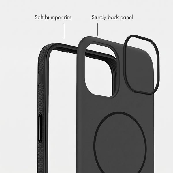 imoshion Colour Case with Thin MagSafe Ring Apple iPhone 14 / 13 - Black