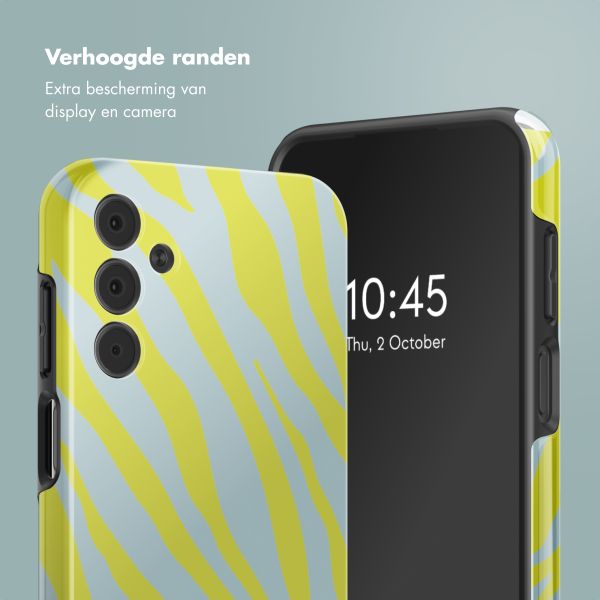 Selencia Vivid Backcover Samsung Galaxy A15 (5G) - Zebra Winter Sky Titanium Yellow