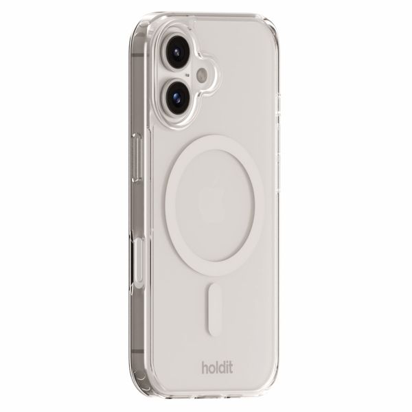 Holdit MagSafe Case Apple iPhone 16 Plus - Transparent / White