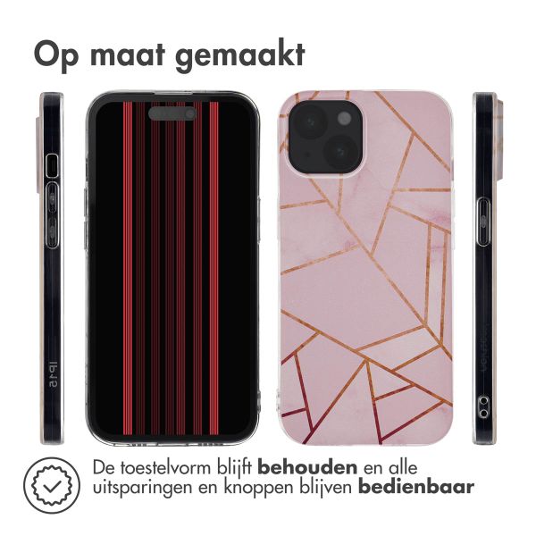 imoshion Design hoesje Apple iPhone 15 - Pink Graphic