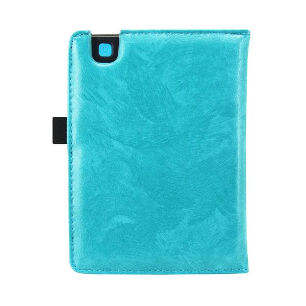 imoshion Luxe Effen Bookcase Kobo Aura Edition 2- Turquoise