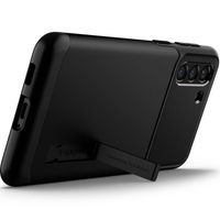 Spigen Slim Armor Backcover Samsung Galaxy S21 Plus - Zwart