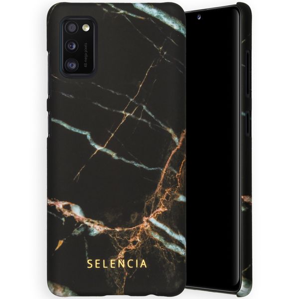 Selencia Maya Fashion Backcover Samsung Galaxy A41 - Marble Black