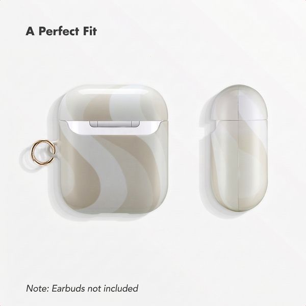 Selencia Vivid case  Apple AirPods 1 / 2 - Desert Waves Beige