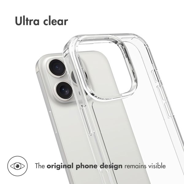 Accezz Xtreme Impact Back Cover Apple iPhone 16 Pro - Transparent