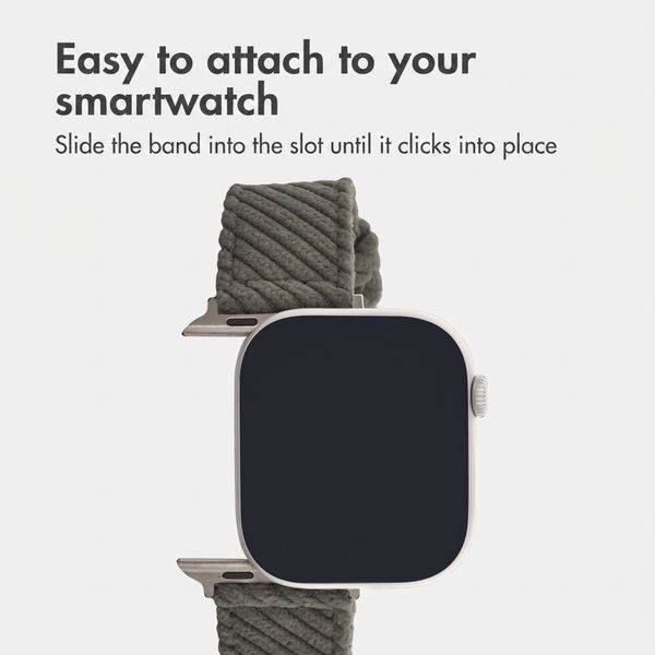 imoshion Corduroy strap Apple Watch | 44/45/46/49 mm - Green