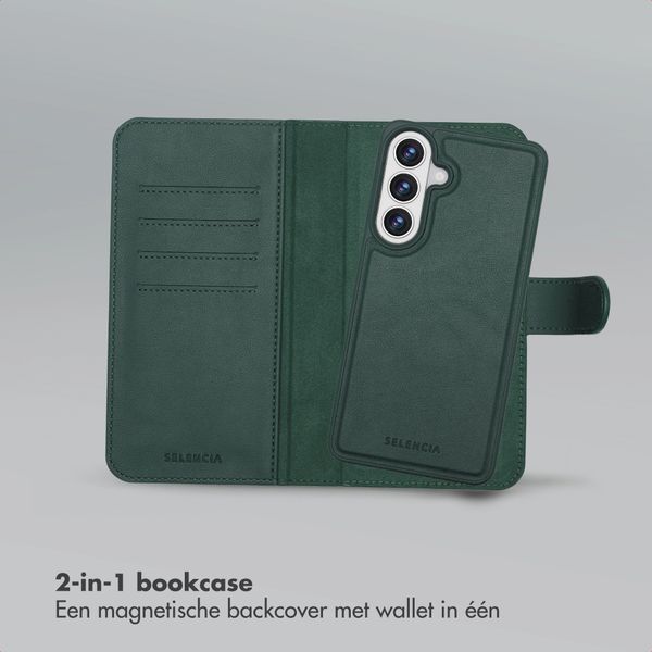 Selencia Olyn Uitneembare Bookcase met MagSafe Samsung Galaxy S26 Plus - Groen
