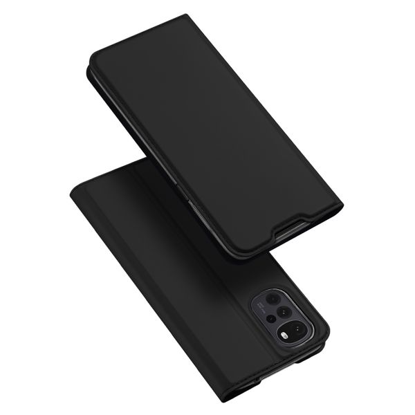 Dux Ducis Slim Softcase Bookcase Motorola Moto G22 - Zwart