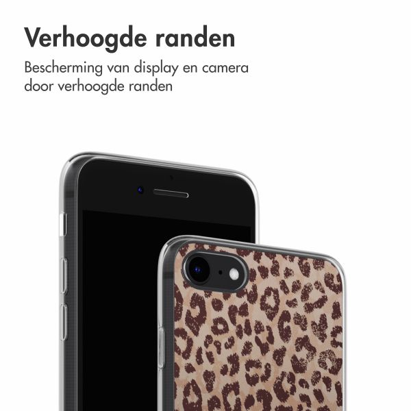 imoshion  Design hoesje iPhone SE (2022 / 2020) / 8 / 7 - Leopard Mood