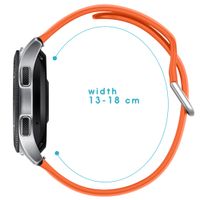 imoshion Siliconen bandje Samsung Galaxy Watch 4 / 5 / 6 / 7 / FE (20 mm) - Oranje