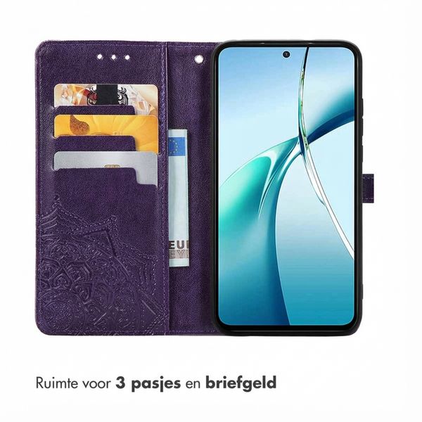 imoshion Mandala Bookcase Motorola Moto G56 - Paars