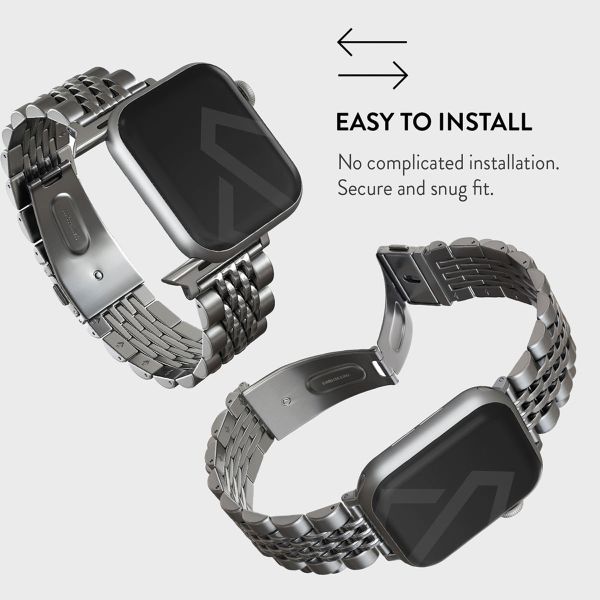 Burga Steel strap Apple Watch | 38/40/41/42 mm - Silver