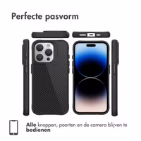 imoshion Rugged Hybrid Case Apple iPhone 15 Pro Max - Zwart