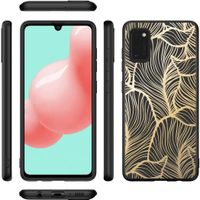imoshion Design hoesje Samsung Galaxy A41 - Golden Leaves