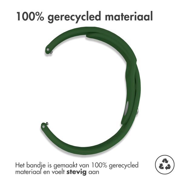 imoshion Siliconen Sport bandje  - Universeel 18 mm aansluiting - Donkergroen