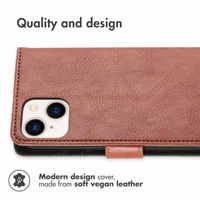 imoshion Luxury Bookcase Apple iPhone 15 Plus - Brown