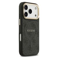 Guess Classic 4G Logo Backcover met MagSafe Apple iPhone 17 Pro Max - Zwart