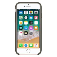 Apple Silicone Backcover Apple iPhone SE (2022 / 2020) / 8 / 7 - Dark Olive