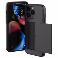 imoshion Backcover met pasjeshouder Apple iPhone 15 Pro Max - Zwart
